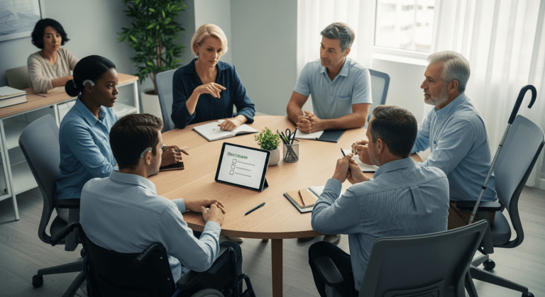 Organiser une réunion inclusive handicap : en établissement médico-social