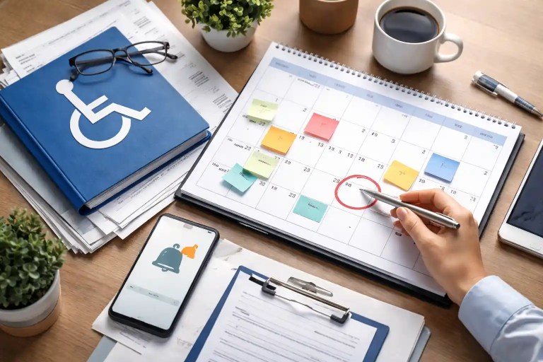 Un calendrier Excel MDPH réduit vos ruptures de droits