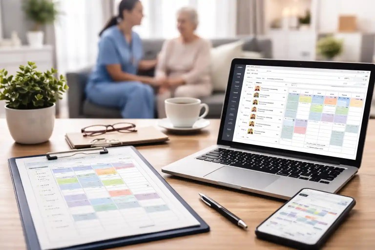 Planning auxiliaire de vie : structurer le suivi des interventions à