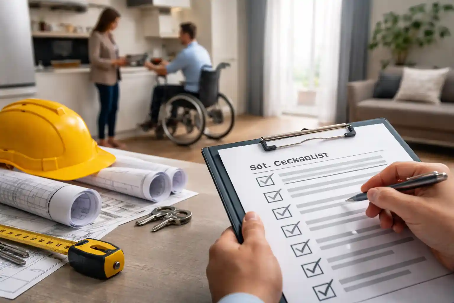 Check-list accessibilité logement handicap : évaluer, prioriser et sécuriser un retour à domicile en 5 étapes