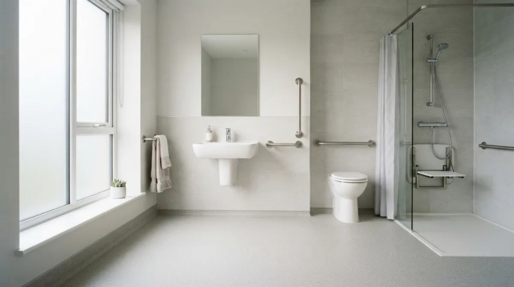 Sanitaires accessibles en ESMS : ce qu&rsquo;imposent les arrêtés